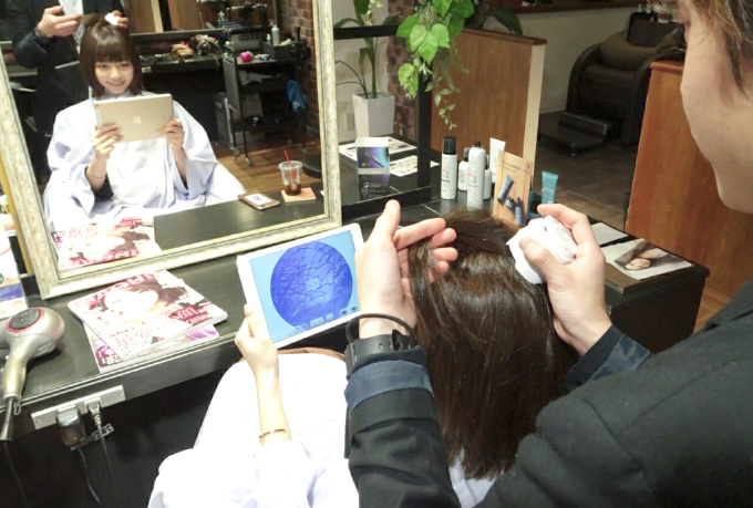 頭皮スコープ:before